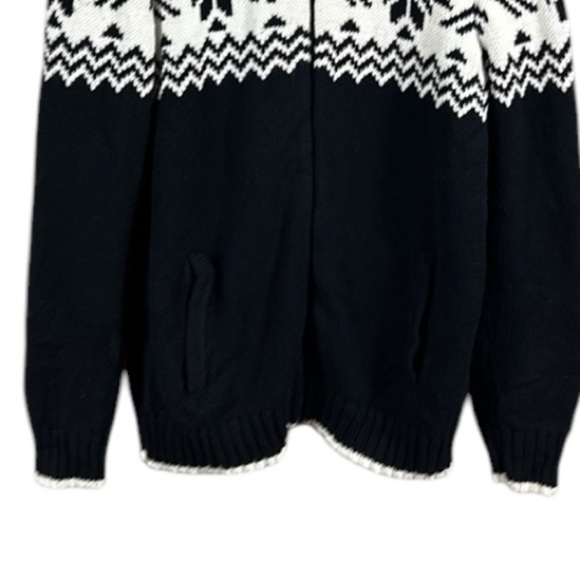 Express Fair Isle Zip up Cardigan Sweater Size L - Picture 5 of 8